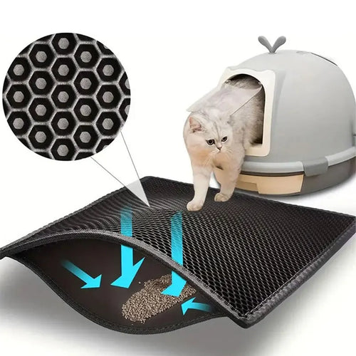 Litter Mat Waterproof Double Layer