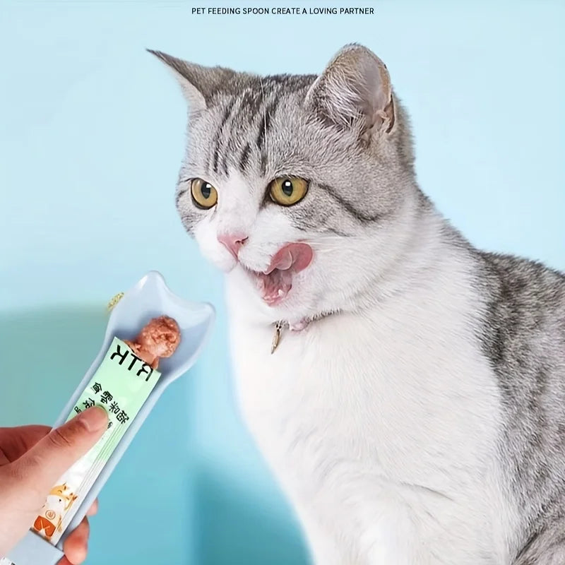 Cat Strip Squeeze Spoon