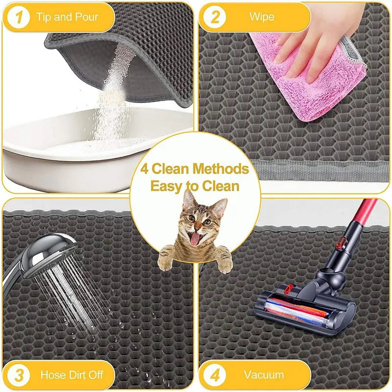 Litter Mat Waterproof Double Layer